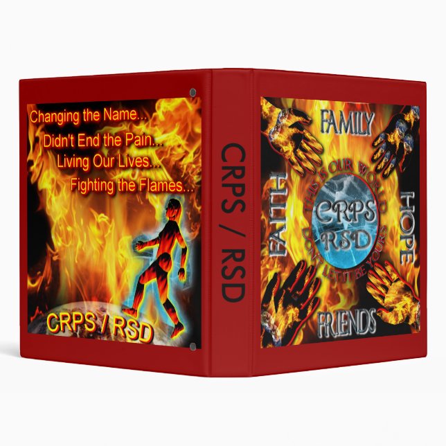 CRPS / RSD Awareness Blazing Binder (Background)