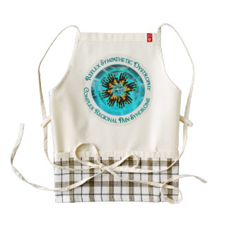CRPS RSD Blazing Hands Dual Ice Circlet Zazzle HEART Apron