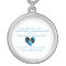 CRPS RSD Blue Heart I Choose Hope Over Pain Neckla