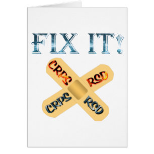 CRPS / RSD Fix It ! Band Aid X Cards