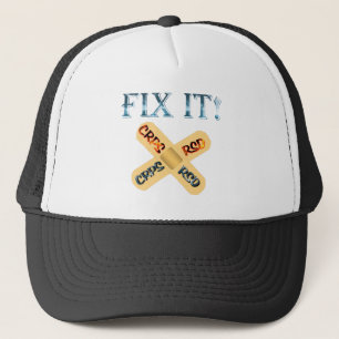CRPS / RSD Fix It ! Band Aid X Trucker Hat