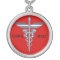 CRPS RSD Medical Alert Caduceus Necklace