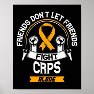 Crps Survivor Algodystrophy Awareness Ribbon  Poster