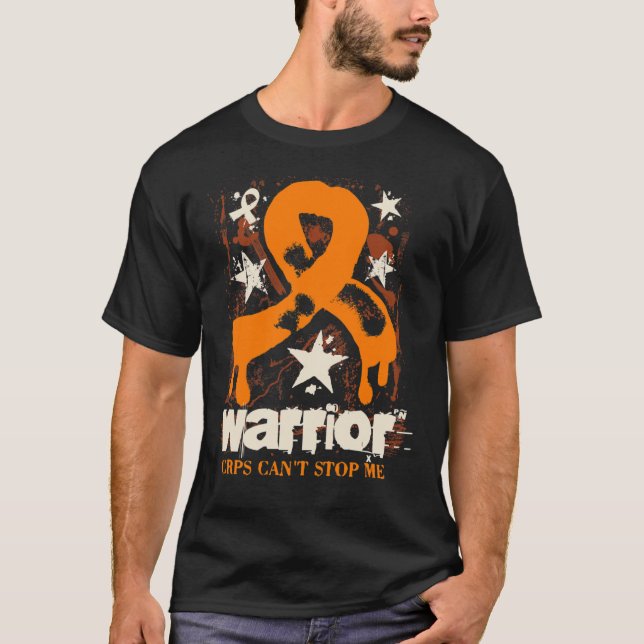 CRPS Warrior Complex Regional Pain Syndrome Awaren T-Shirt (Front)