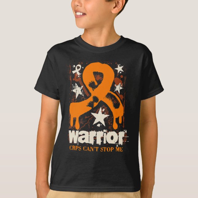CRPS Warrior Complex Regional Pain Syndrome Awaren T-Shirt (Front)