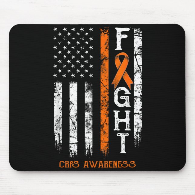 Crps Warrior Us Flag Mouse Pad (Front)