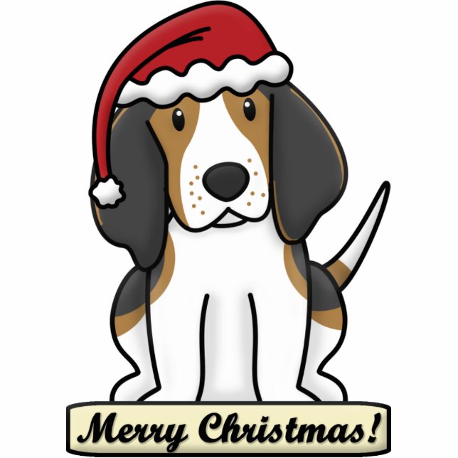 Crtn Treeing Walker Coonhound Christmas Ornament (Front)
