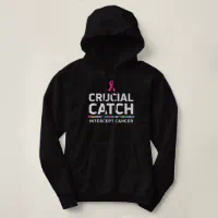 women intercept cancer hoodie