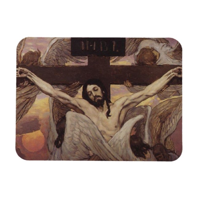 Crucified Christ Magnet (Horizontal)