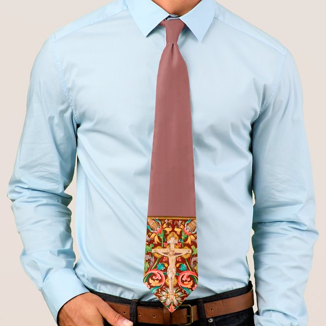 Crucified Jesus Lenten Neck Tie (Creator Uploaded)
