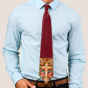 Crucified Jesus Lenten Neck Tie