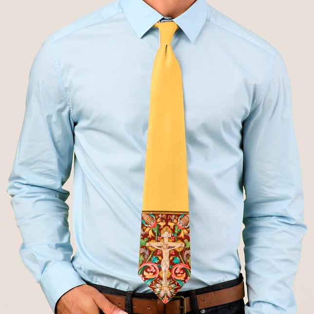 Crucified Jesus Lenten Neck Tie (Creator Uploaded)