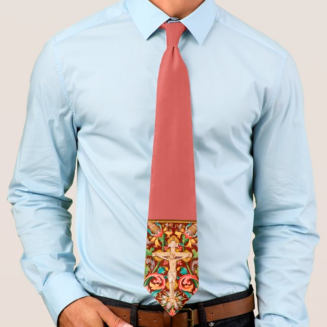 Crucified Jesus Lenten Neck Tie (Creator Uploaded)