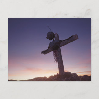 Crucified Robot Postcard