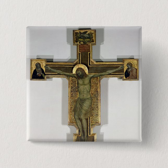 Crucifix 2 button (Front)
