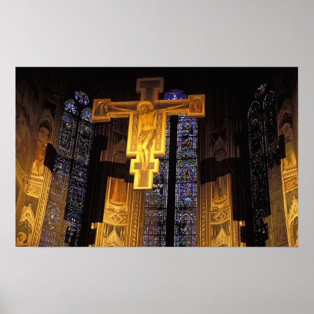 Crucifix above the High altar in the Santa Poster (Front)