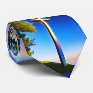 Crucifix Cross Jesus Neck Tie