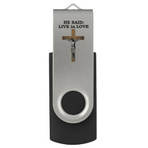 Crucifix Flash Drive