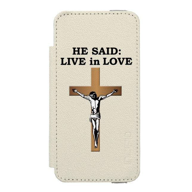 Crucifix Incipio iPhone Wallet Case (Folio Front)