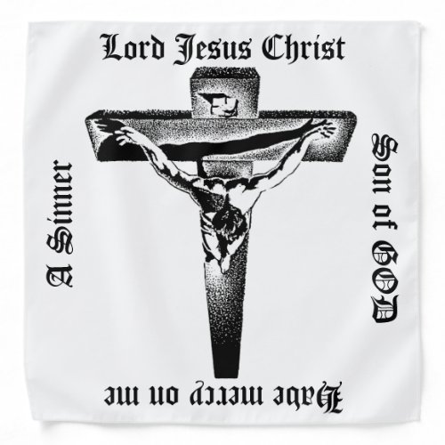 CrucifixJesus Prayer Bandana