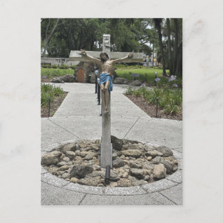 Crucifix Memorial St. Augustine Florida Postcard