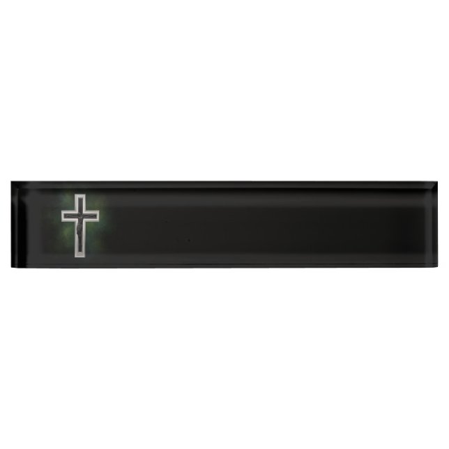 Crucifix Name Plate (Front)
