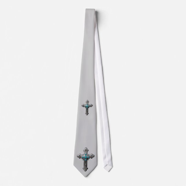 Crucifix Neck Tie (Front)