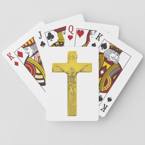 Crucifix Playing Cards