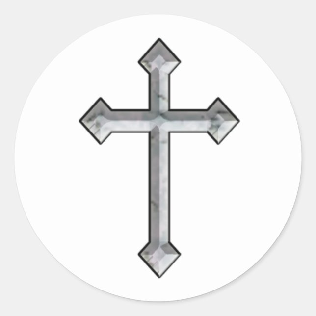 Crucifix Sticker (Front)