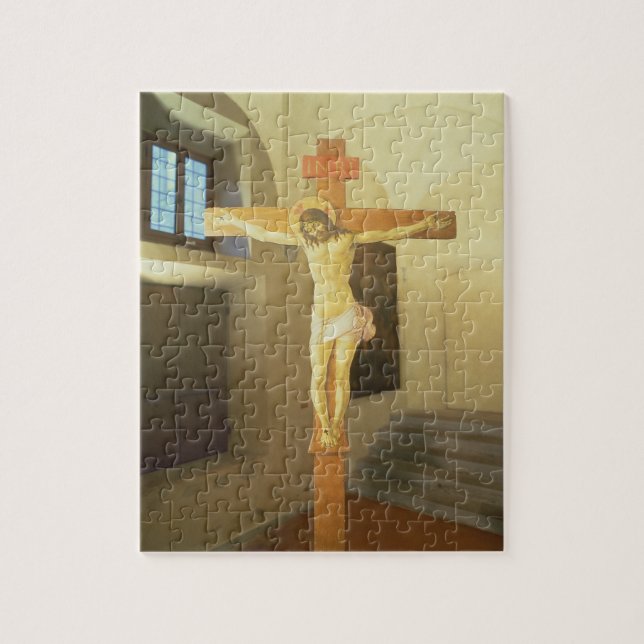 Crucifix (tempera on wood) jigsaw puzzle (Vertical)