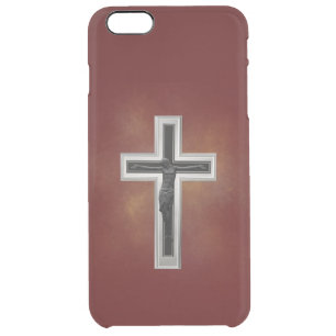 Crucifix Clear iPhone 6 Plus Case