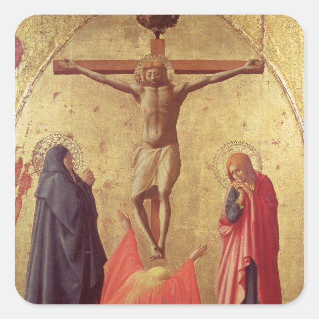 Crucifixion, 1426 square sticker (Front)
