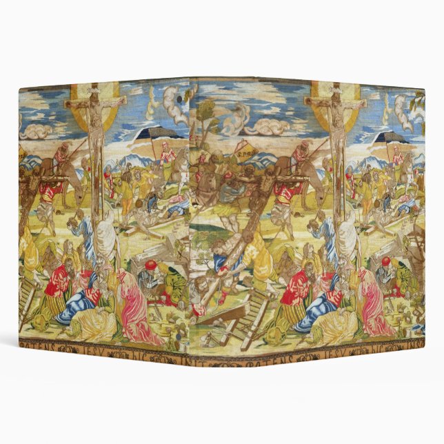 Crucifixion, 1609 (embroidery) binder (Background)