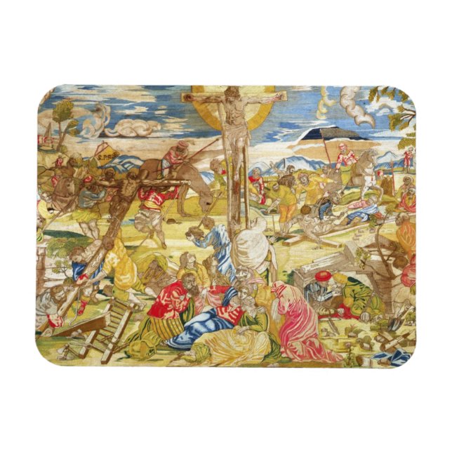 Crucifixion, 1609 (embroidery) magnet (Horizontal)