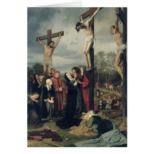 Crucifixion, 1873 cards (Front)