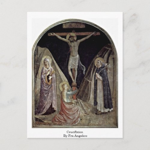 Crucifixion By Fra Angelico Postcard