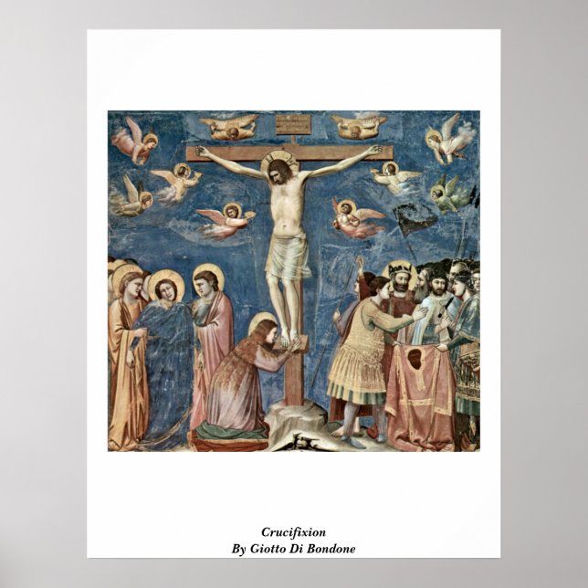 Crucifixion By Giotto Di Bondone Poster (Front)