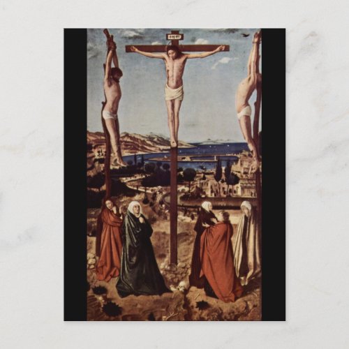 Crucifixion c1455 postcard