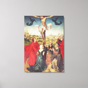 Crucifixion, c.1510 (oil on panel) canvas print