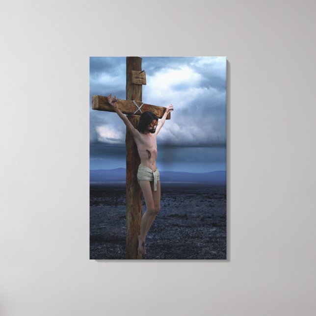 Crucifixion Canvas Print (Front)