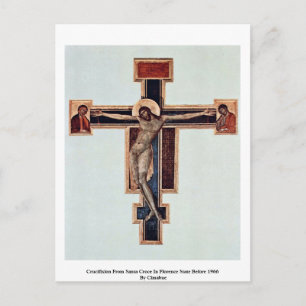 Crucifixion From Santa Croce In Florence State Postcard