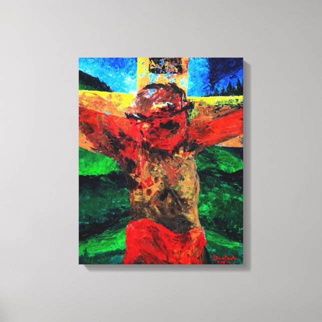 Crucifixion- it is finished 2009 canvas print (Front)