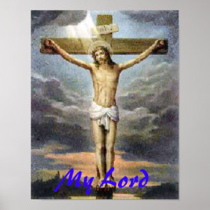 Crucifixion Jesus Religious Print