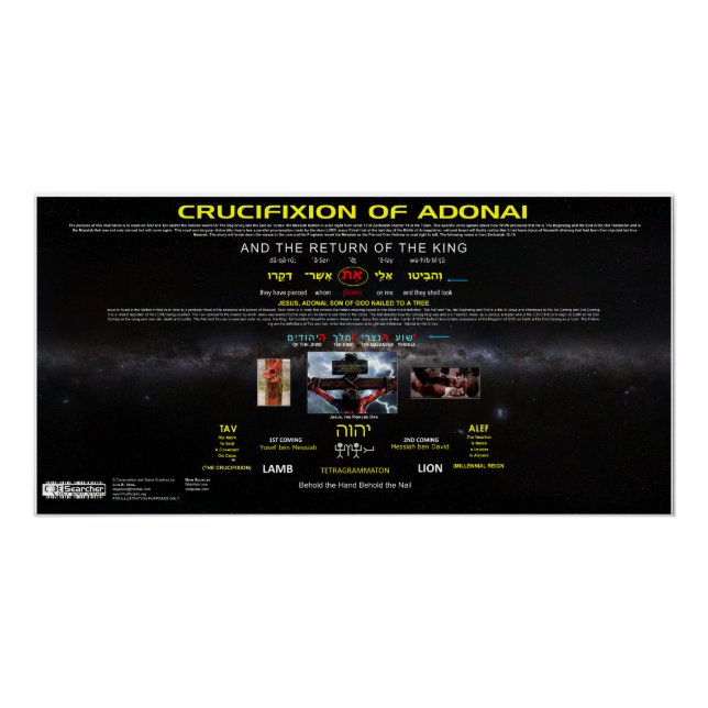 Crucifixion of Adonai Poster (Front)