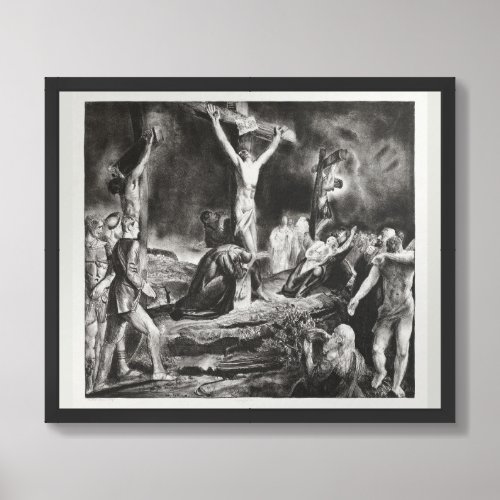 Crucifixion of Christ 1923 by George Bellows Framed Art