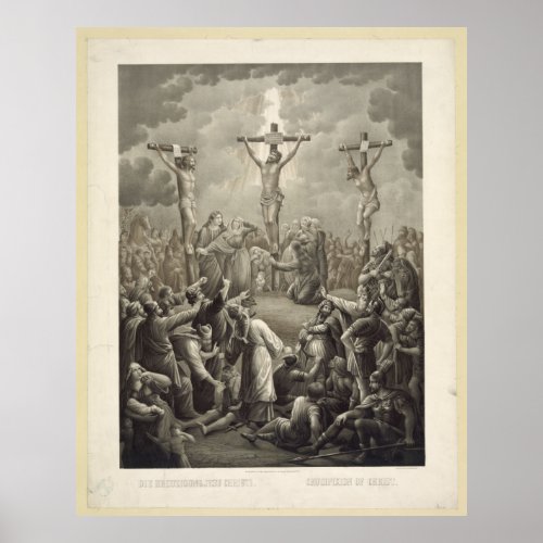 Crucifixion of Christ die Kreuzigung Jesu Christi Poster