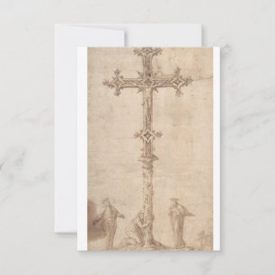 Crucifixion of Christ Holy Card Pater Noster