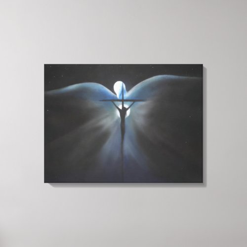 Crucifixion of Christ with the Holy Spirit Canvas Print