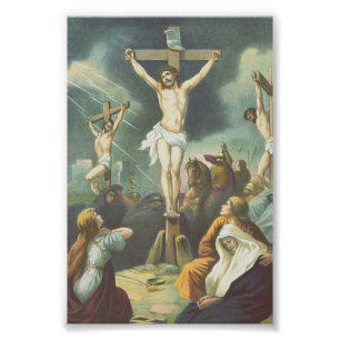 Crucifixion of Jesus Christ Photo Print