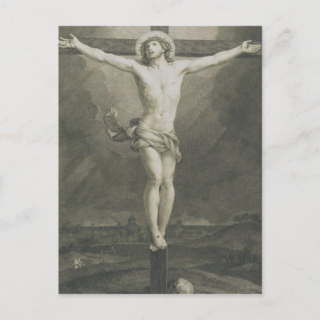 Crucifixion of Jesus Christ Postcard (Front)